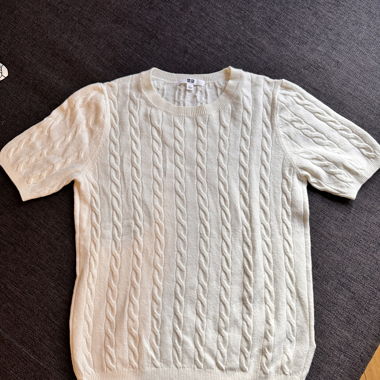 Ensemble pull blanc Uniqlo