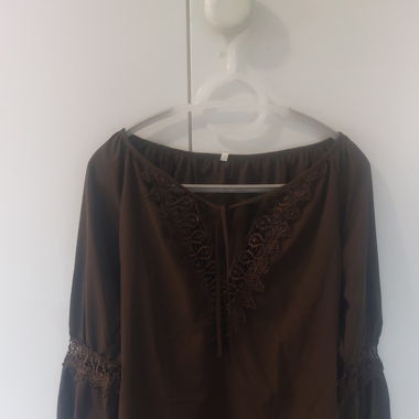 Bluse mit Spitze