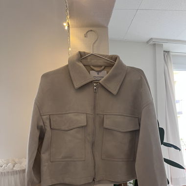 Frühlingsjacke Wildleder-Optik
