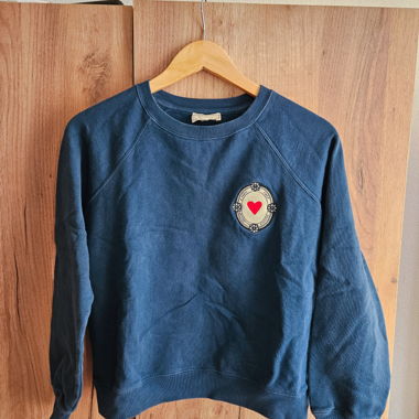 Sézane x Antoinette Poisson Heart Sweatshirt