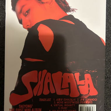 Taeyong Shalala First Mini Album mit Poster