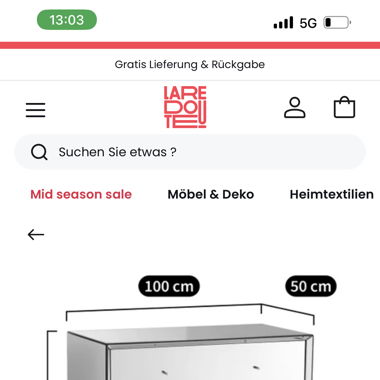 Spiegel-Kommode 