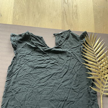 schwarze luftige bluse 