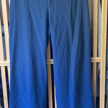 Pantaloni blu eleganti