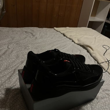 PRADA CUPS ALL BLACK