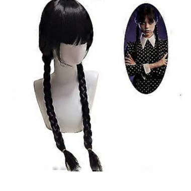 Wednesday costume dress and wig