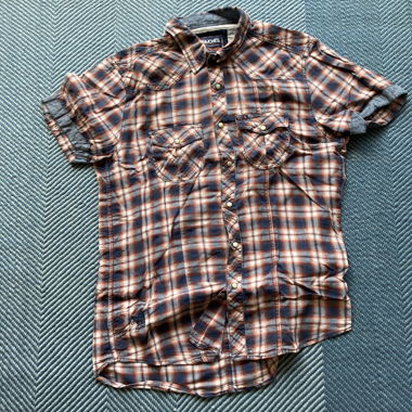 Checked Short-Sleeve Shirt