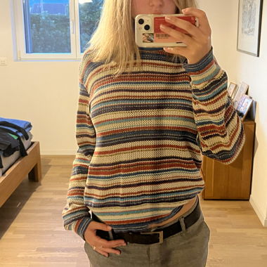 Strickpullover gestreift 