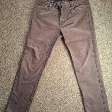 H&M Pants color grey size 36