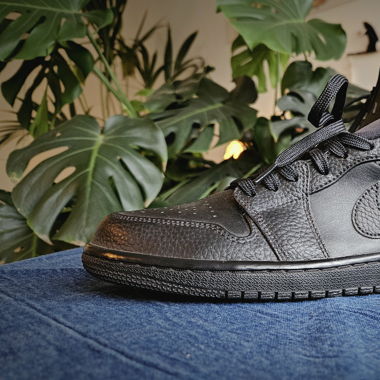 Air Jordan Low Black on Black