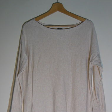 cream sweater