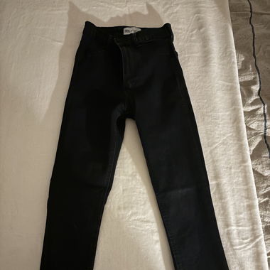 Jeans schwarz grau
