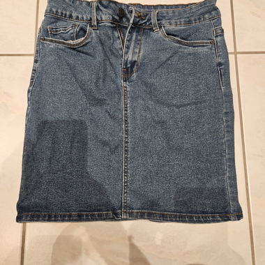 Blauer Jeansrock