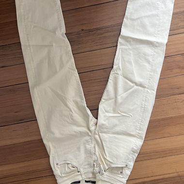 Jeans jaune beurre de 7 for all mankind