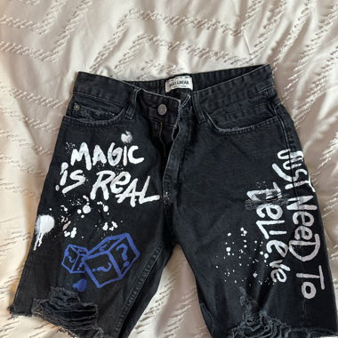 Short en jeans 