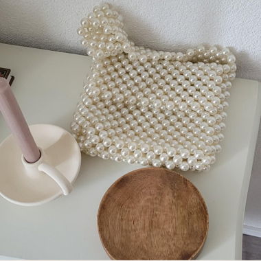 Perlen-Handtasche
