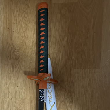 Dekoratives Katana Schwert, weiss-schwarz