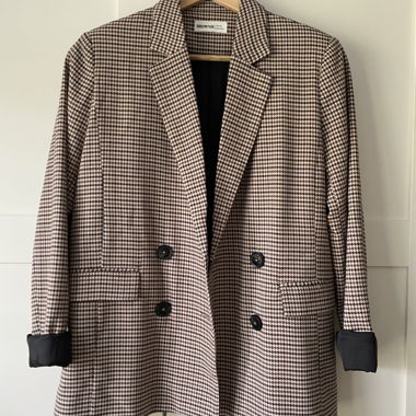 Brownie Houndstooth Blazer