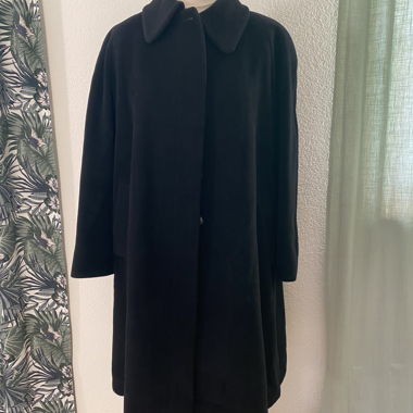 Black wool coat