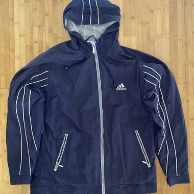 Orginale Adidas Regenjacke mit Kapuze
