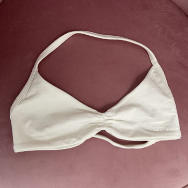 Weisses Sport-Bustier DFYNE