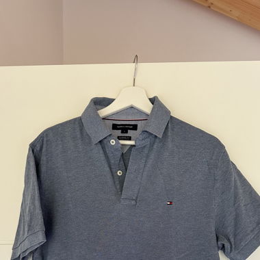 Hellblaues Tommy Hilfiger Polo Shirt