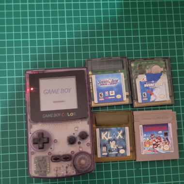 Gameboy color plus 4 Games