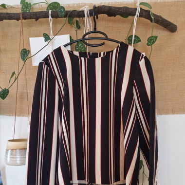 Zara gestreifte elegante Bluse
