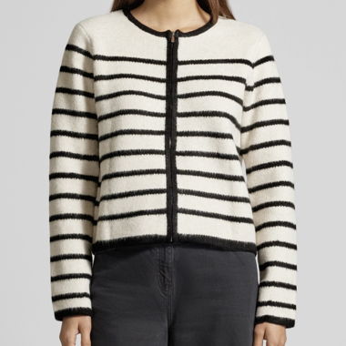 Cardigan a righe