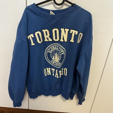 Felpa Pull&Bear Toronto blu 