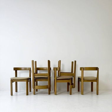 Set: 6 originalen Jürg Bally Stühlen von Dietiker