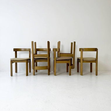 Ensemble : 6 chaises originales Jürg Bally par Dietiker