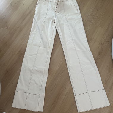 ZARA Damen Set in Creme