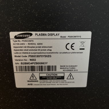 Samsung Plasma TV