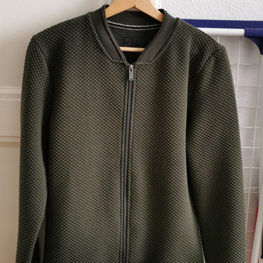 WE - Kaki zip-up jacket XS