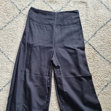 7/8 Marlene Dietrich Hose, COS, dunkelblau/schwarz