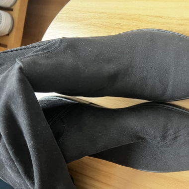 Bottes en daim avec élastique 