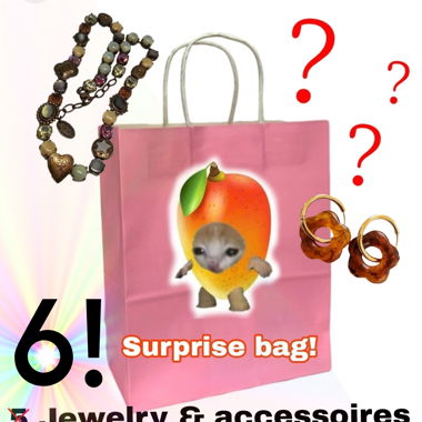 6 surprise jewerly and accessoires!