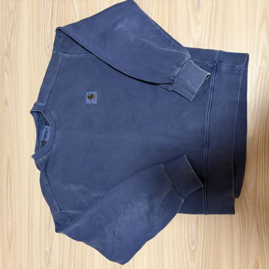 Blue Carhartt sweatshirt pullover size S