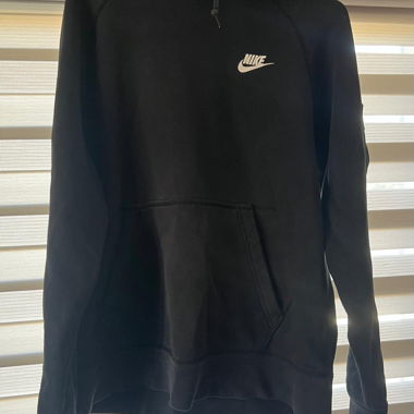 Black Nike Hooded Sweatshirt Size M
