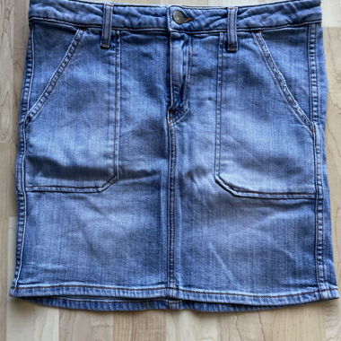 Blue jeans skirt