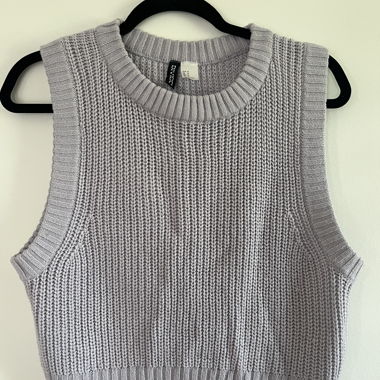 H&M Lilac Knit Tank Top