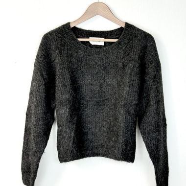 EAST Maglione charcoal melange_american vintage