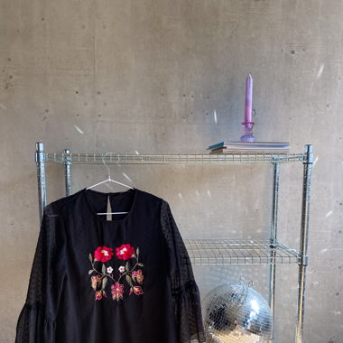 Bluse mit Blumen