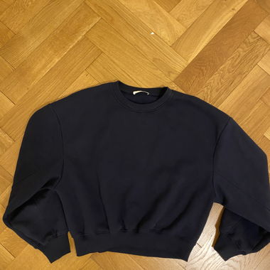 Felpa con cappuccio Zara blu
