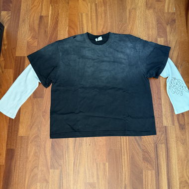 Mertra Layered Tee Black