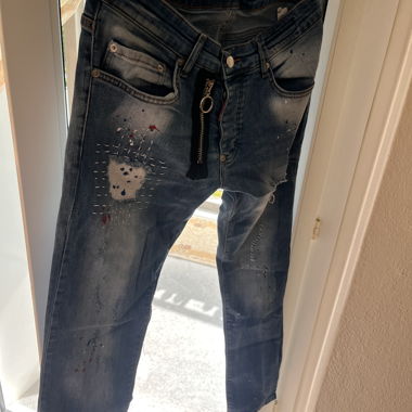 DSQUARED2 Jeans mit Farbspritzern