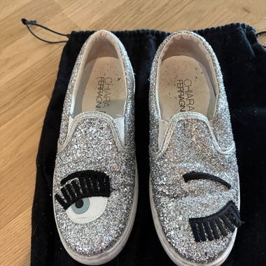 Mocassins à paillettes Chiara Ferragni