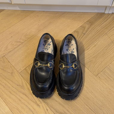 GUCCI Lug Horsebit Loafers