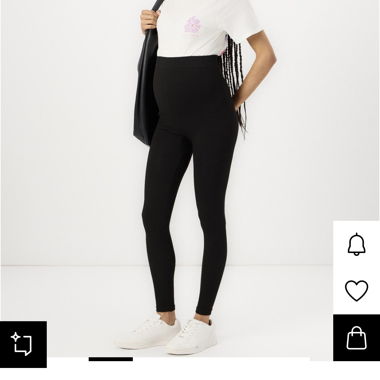 Vero Moda black maternity leggings